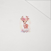 BABY DEER - Paneel (60cm x 50cm) Hydrofobní česaná teplákovina