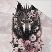 FANTASY WOLF - Panel (75cm x 80cm) Hydrofobní česaná teplákovina