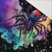 WATERCOLOR SPIDER - Panel (75cm x 80cm) Hydrofobní česaná teplákovina