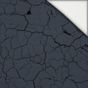 GRAFIT PRASKLÁ ZEMĚ (ČERNÁ) - lehký, česaný úplet