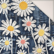 DAISIES DENIM IMITATION VZ. 1 - PERKAL bavlněná tkanina