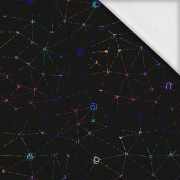 NEON SPINNENNETZ - teplákovina s elastanem ITY