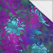 FLORAL Vz. 2- single jersey s elastanem ITY