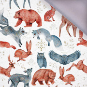 FOLK ZVÍŘATA vz. 1 / bílá (FOLK LES) - softshell