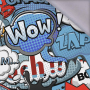 KOMIKS (modrý - červený) - softshell