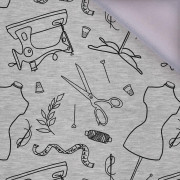 ŠITÍ KONTUR NA MÍRU / MELÍR BĚLENÝ - softshell