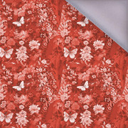LUSCIOUS RED / FLOWERS - softshell