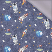 VE VESMÍRU VZ. 2 (CESTA DO VESMÍRU) / ACID WASH TMAVOMODRÝ - softshell