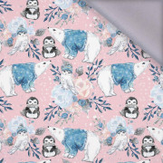 OČAROVANÁ ZIMA MIX / růžový (OČAROVANÁ ZIMA) - softshell