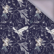 ZIMNÍ SOVY / tmavě (ZIMA V PARKU) - softshell