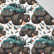 MONSTER TRUCK VZ. 2 - tkanina bawełniana