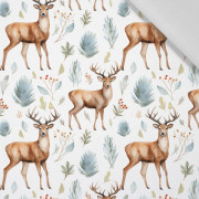 PASTEL REINDEER - tkanina bawełniana