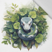 WATERCOLOR SNAKE - Paneel (75cm x 80cm) bavlněná tkanina