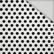 PUNTÍKY / bílá - rychleschnoucí tkanina