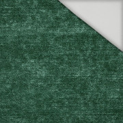 ROZŘEZANÝ JEANS (lahvově zelený) - rychleschnoucí tkanina