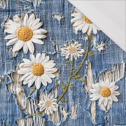 DAISIES DENIM IMITATION VZ. 3 - single jersey 