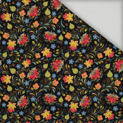 FOLK KVĚTINY - rychleschnoucí tkanina