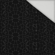 VODNÍ SVĚT (ZÁZEMÍ) / černá - rychleschnoucí tkanina