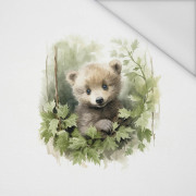 WATERCOLOR LITTLE BEAR - Paneel (60cm x 50cm) Voděodolná tkanina Oxford