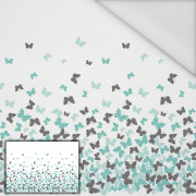 MOTÝLI AQUA - Paneel (105cm x 150cm) Voděodolná tkanina Oxford