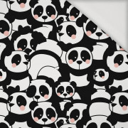 PANDY / růžový - Jersey wiskozowy
