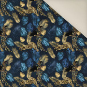 GOLD LEOPARD- Potahový velur 