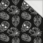 LEBKY OBRYS/ růže (DIA DE LOS MUERTOS) - teplákovina s elastanem 