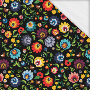 MINI FOLK ŁOWICKÝ /černá- single jersey s elastanem