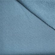 M-18 DUSTY BLUE - silná teplákovina počesaná D300