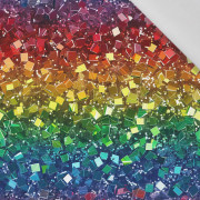 HOLOGRAPHIC RAINBOW wz. 2 - tkanina bawełniana