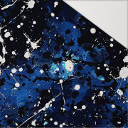 NAVY GRUNGE wz. 8 - Hydrofobní česaná teplákovina