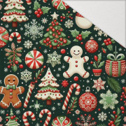 HAPPY CHRISTMAS WZ. 11 - Hydrofobní česaná teplákovina