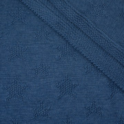 DEKA (HVĚZDY) / jeans S - tenký panel pletený