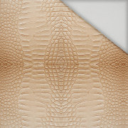 Leather Pattern wz. 20 - teplákovina počesaná s elastanem ITY