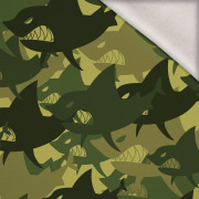 ŽRALOCI MORO - teplákovina počesaná s elastanem ITY