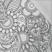 MEHNDI ČERNÉ - Mušelín bavlněný