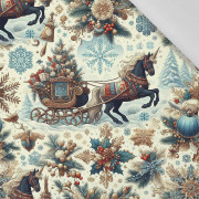 Vintage Christmas wz.24 - tkanina bawełniana