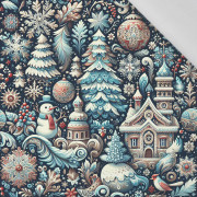 Vintage Christmas wz.29 - tkanina bawełniana