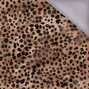 ANIMAL SPOTS/ Mocha Mousse  - softshell