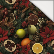 WINTER FLOWERS WZ.19 - lehký, česaný úplet