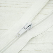 Spirálový zip 65cm dělitelný- bílý