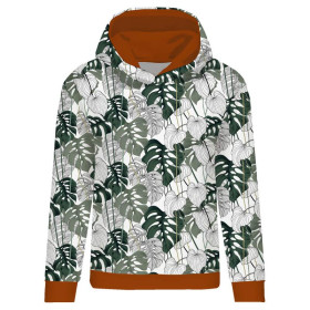 DÁMSKA MIKINA (POLA) CLASSIC S KAPUCÍ  - MONSTERA 3.0 -  teplákovina