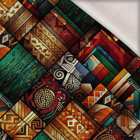 ABSTRACTION WZ.35 - teplákovina počesaná s elastanem ITY