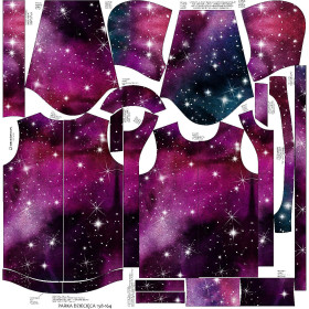 DĚTSKÁ BUNDA PARKA (ARIEL) - Akvarelová galaxie Vz. 8 - softshell