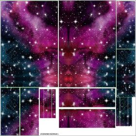 ZVÍŘECÍ POSTEL - Akvarelová galaxie Vz. 8 - sada siti