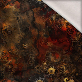 alcohol ink wz.15 - teplákovina počesaná s elastanem ITY