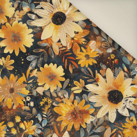 AUTUMN FLOWERS VZ. 9- Potahový velur 