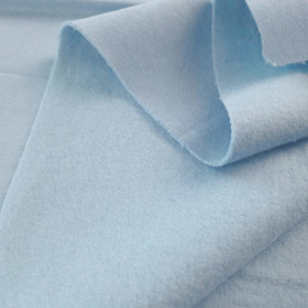 D-75 BABY BLUE - silná teplákovina počesaná D300