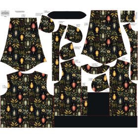 DÁMSKA BOMBER BUNDA (KAMA) - Botanical wz.4 - Sada šití