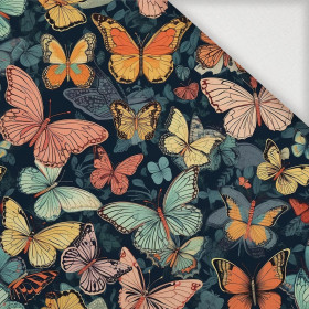 Butterfly & Flowers wz.5 - Tkanina na ubrusy